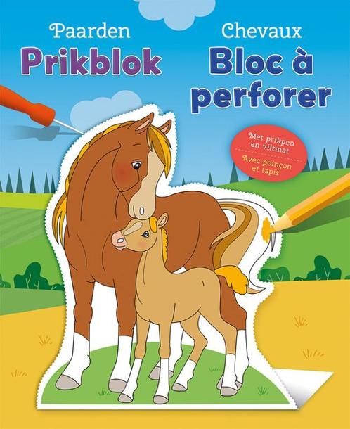 Paarden prikblok / Chevaux bloc à perforer 9789044759105, Boeken, Kinderboeken | Jeugd | 10 tot 12 jaar, Gelezen, Verzenden