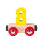 BigJigs Rail Name Number 8 , Cijfer van €2,99 voor €1,79, Kinderen en Baby's, Speelgoed | Speelgoedvoertuigen, Nieuw