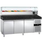 GGM Gastro | Pizza koelwerkbank PREMIUM - 2000x800mm - met 3, Verzenden, Nieuw in verpakking