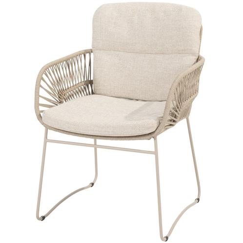 Murcia dining stoel rope latte 4 Seasons Outdoor, Tuin en Terras, Tuinsets en Loungesets, Nieuw, Ophalen of Verzenden