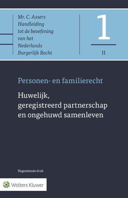 Boek Asser-serie 1-II -   Huwelijk, geregistreerd partnersch, Boeken, Studieboeken en Cursussen, Zo goed als nieuw, Verzenden