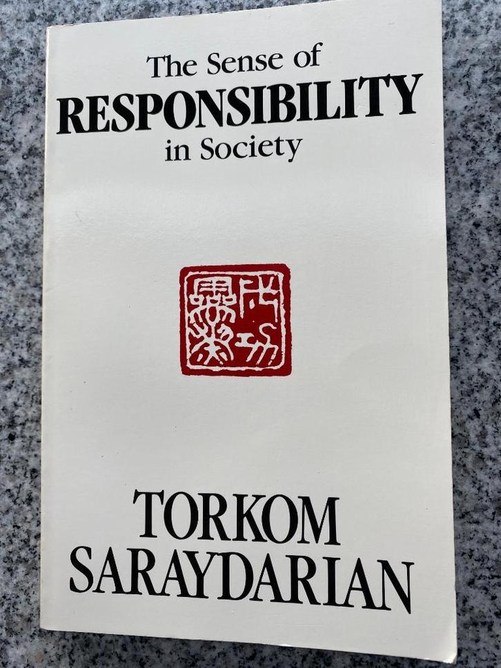 The sense of responsibility in society, Boeken, Psychologie, Overige onderwerpen, Gelezen, Verzenden