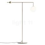 Luceplan Malamata Vloerlamp, messing geborsteld, Huis en Inrichting, Lampen | Vloerlampen, Verzenden, Nieuw