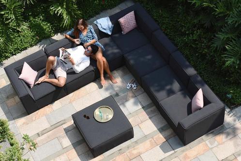 ** SALE ** | All weather Loungeset  Cubes  (3 kleuren), Tuin en Terras, Tuinsets en Loungesets, Loungeset, Bank, Nieuw, 7 zitplaatsen