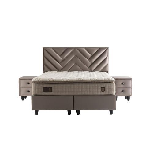 Opberg Boxspring Oslo, Huis en Inrichting, Slaapkamer | Boxsprings, Nieuw, Twijfelaar, Ophalen of Verzenden