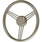 Rvs Stuurwiel Boot 340mm 3x3 Spaaks, Ophalen of Verzenden, Nieuw