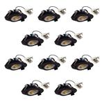 Liv Inbouwspot Zwart 10 stuks Binnenverlichting Spots inbouw, Huis en Inrichting, Lampen | Spots, Nieuw, Modern, Plafondspot of Wandspot