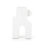 Vaas Tribe 29.25cm - Wit - 221665 - decoratie, Nieuw