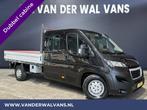 Peugeot Boxer | 2.2 Blue HDi 140 pk Pick up 7 Persoons, Gebruikt, Euro 6, Zwart, Dealer onderhouden