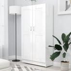 vidaXL Boekenkast 82,5x30,5x150 cm bewerkt hout hoogglans, Verzenden, Nieuw, 50 tot 100 cm, 150 tot 200 cm