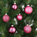 Kerstballen Set - 26 Stuks - Ø7 cm - Glas - Fuchsia, Diversen, Kerst, Verzenden, Nieuw