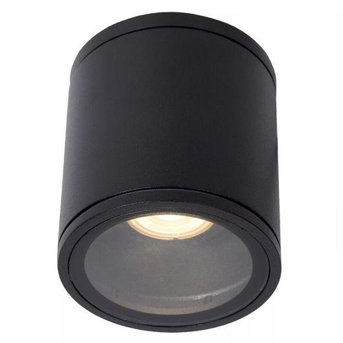 Zwarte plafondspot Aven, aluminium, IP65, Huis en Inrichting, Lampen | Plafondlampen, Nieuw, Ophalen of Verzenden