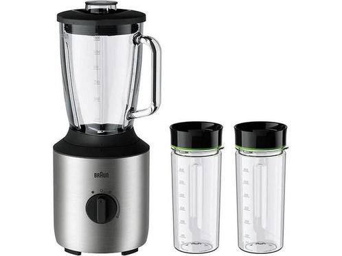 Braun SIJB 3272 SI - Blender - 800 W - Roestvrijstaal, Witgoed en Apparatuur, Blenders, Zo goed als nieuw, Verzenden