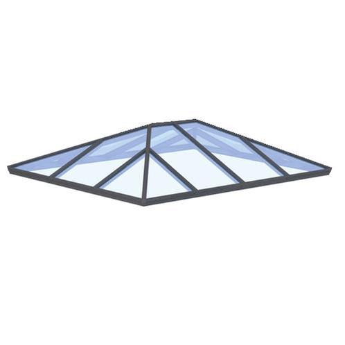 Keylite Lichtstraat 200 cm x 150 cm. Alu. FRL 2015, Doe-het-zelf en Verbouw, Glas en Ramen, Overige typen, Nieuw, Verzenden