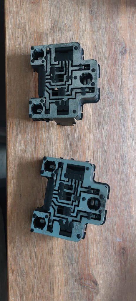 Binnenwerk achterlichten Volkswagen Transporter T4, Auto-onderdelen, Overige Auto-onderdelen, Gebruikt, Volkswagen, Ophalen of Verzenden