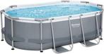 Bestway Power Steel ovaal zwembad - 305 x 200 x 84 cm - met, Verzenden, Nieuw