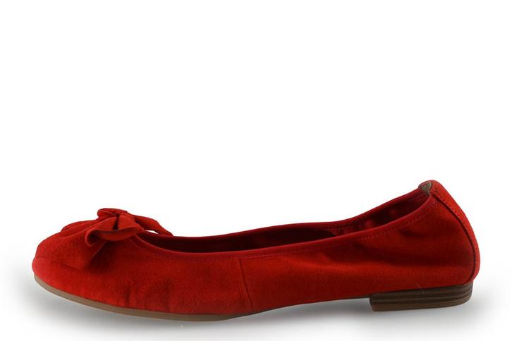 Tamaris Ballerinas in maat 42 Rood | 10% korting, Kleding | Dames, Schoenen, Rood, Zo goed als nieuw, Ballerina's, Verzenden