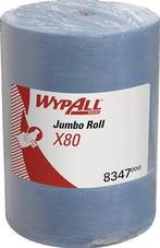 Kimberly-Clark WypALL werkdoek X80 Hydroknit blauw - rol, Verzenden