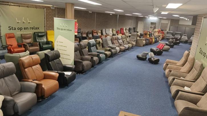 Sta op en relax fauteuils vanaf €299,- keuze uit 125 stuks !, Huis en Inrichting, Fauteuils, Nieuw, Ophalen of Verzenden