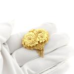 Gouden oud Hollandse broche van een mutsenbel | Antiek, Sieraden, Tassen en Uiterlijk, Ophalen of Verzenden, Gebruikt, Overige kleuren