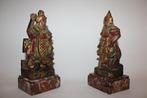 Dignitaire Gardien de Temple - Hout - China - Qing Dynastie, Antiek en Kunst