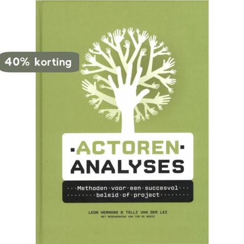 Actorenanalyses 9789043023290 Leon Hermans, Boeken, Economie, Management en Marketing, Zo goed als nieuw, Verzenden