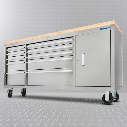Datona Mobiele werkbank RVS - Datona, Doe-het-zelf en Verbouw, Werkbanken, Nieuw, Ophalen of Verzenden