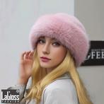 FakeFur Muts Roze -  55-59cm, LaGloss, Verzenden, Nieuw