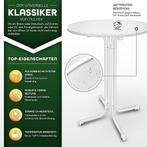 tillvex® Gastro statafel, inklapbaar, diameter 60 cm, met ho, Verzenden, Zo goed als nieuw