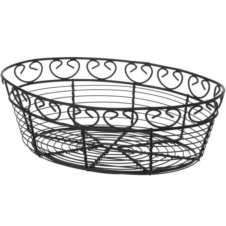 Broodmand | Metaal | Zwart | 255x160x80(h)mm HENDI, Zakelijke goederen, Horeca | Keukenapparatuur, Nieuw in verpakking, Verzenden