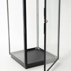 Set van 2 Newport Windlicht Zwart Small Tuinaccessoires, Verzenden, Nieuw