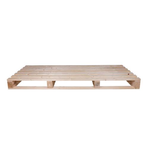 Lange Pallet 90x200 cm Nieuw - Rondloop - 7 deklatten, Doe-het-zelf en Verbouw, Hout en Planken, Nieuw, Verzenden