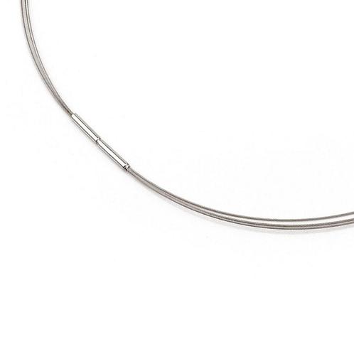 Boccia Titanium 0804-01 Collier - Staal - Zilverkleurig, Sieraden, Tassen en Uiterlijk, Kettingen, Verzenden