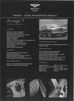 8x Bentley kaarten Azure Arnage Continental R T, Boeken, Verzenden, Zo goed als nieuw