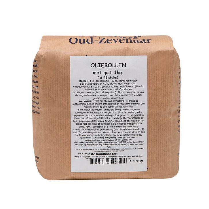 Molen de Hoop Oliebollenmix met gist 1kg, Hobby en Vrije tijd, Taarten en Cupcakes maken, Nieuw, Verzenden