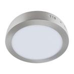LED Plafondlamp rond | 12 watt | Mat chrome | IP20, Ophalen of Verzenden, Nieuw, Kunststof, Modern