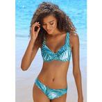 active by Lascana Bikinitop met beugels Coal met mix, Kleding | Dames, Verzenden, Nieuw