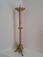 Kandelaar - Messing - Grote altaar kandelaar - 70 cm, Antiek en Kunst