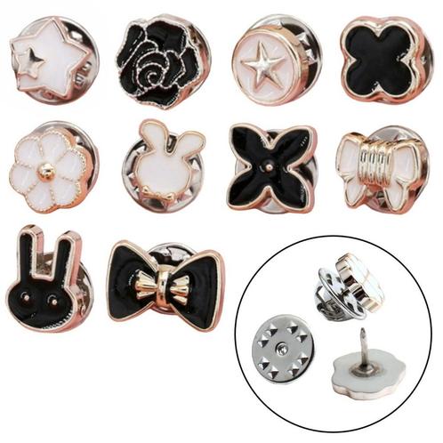 Fako Bijoux® - Pin Broche Mini - Steek Pin Knopen Set - 10, Sieraden, Tassen en Uiterlijk, Broches, Verzenden