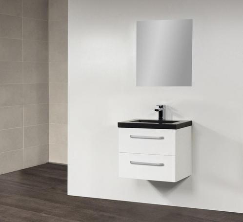 Badkamermeubel Exclusive CoreStone 60 cm Wit, Doe-het-zelf en Verbouw, Sanitair, Bad, Nieuw, Ophalen of Verzenden