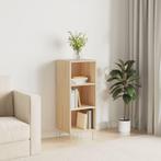 vidaXL Dressoir 34,5x32,5x90 cm bewerkt hout sonoma, Minder dan 50 cm, Verzenden, Nieuw, 25 tot 50 cm