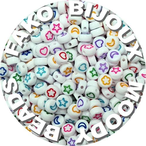 Fako Bijoux® - Moody Mix Kralen - Acryl - 7mm - Sieraden, Hobby en Vrije tijd, Kralen en Sieraden maken, Verzenden