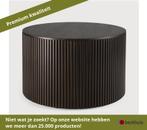 Ethnicraft Roller Max Indoor Salontafel Mahonie Donkerbruin, Ophalen of Verzenden, Nieuw, Overige materialen