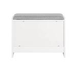 Schoenenbank met opbergruimte en zachte zitting – Wit, Huis en Inrichting, Kasten | Schoenenkasten, Verzenden, Nieuw
