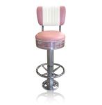 Bar stool BS-27 CB Dusty Rose with footring-Hout, Ophalen, Gebruikt