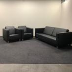 Bert Plantagie complete zithoek, 2,5 zitsbank + 2x fauteuil,, Ophalen of Verzenden, Gebruikt, Leer