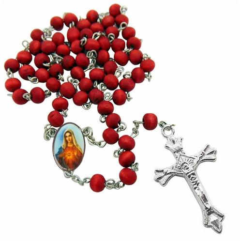 Fako Bijoux® - Ketting - Rozenkrans - Maagd Maria -, Sieraden, Tassen en Uiterlijk, Kettingen, Verzenden