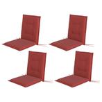 TRUUSK 4-delige Set Zitkussens 108 X 50 X 5 Cm Stoelkussens, Verzenden, Nieuw