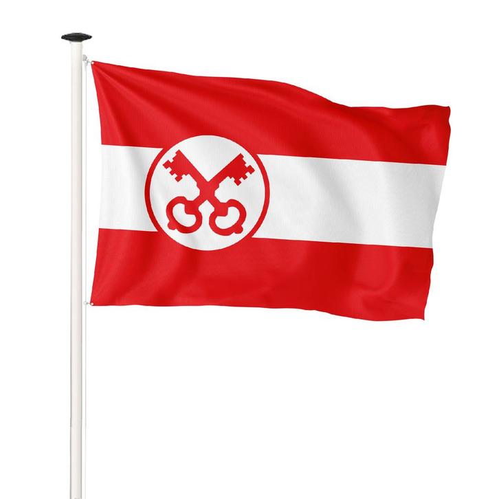 Vlag Leiden 200x300cm (voor masten 7 en 8 meter), Diversen, Vlaggen en Wimpels, Nieuw