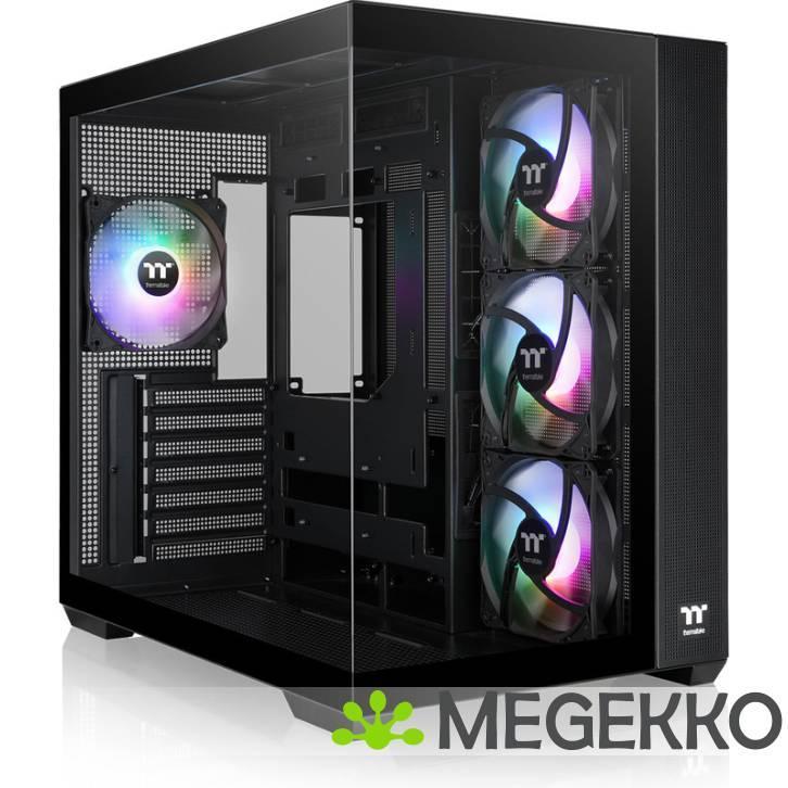 Thermaltake View 380 TG ARGB Midi Tower Zwart, Computers en Software, Computerbehuizingen, Nieuw, Verzenden